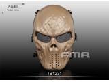 FMA Full face skeleton mask of terror BK/DE/OD TB1231 free shipping
